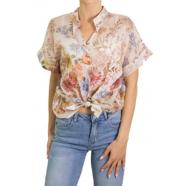 Camicia fantasia floreale 